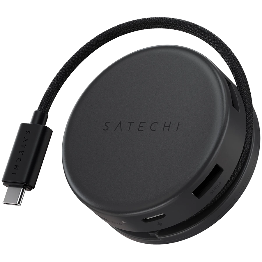 USB-хаб SATECHI OntheGo 7-in-1 Multiport Adapter (Space Black) — 3