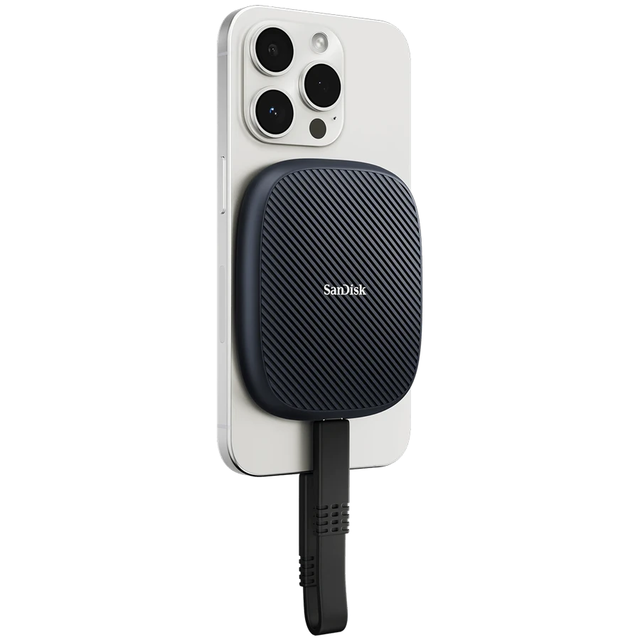 Внешний накопитель SANDISK External SSD Amber USB 1TB External Drives — 3
