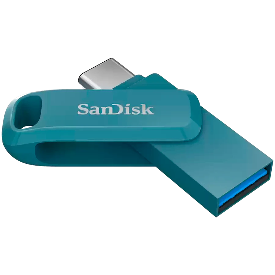 USB-флешка SANDISK Ultra Dual Drive Go USB Type- C, Navagio Bay, Global, 150MB/s 64GB