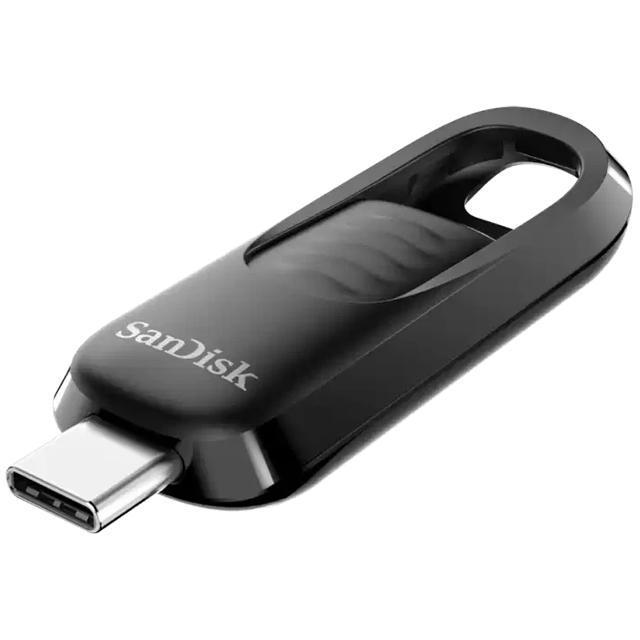 USB-флешка SANDISK Ultra Slider USB Type-C Flash Drive, 64GB USB 3.2 Gen 1 Performance with a Retractable Connector — 2