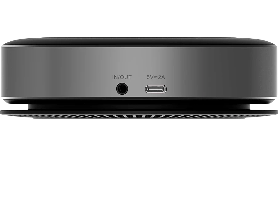 Prestigio Solutions Video Conferencing Speakerphone Alpha: 5W, 6 mic, 5m (Radius), Wireless charging, Connection via USB Type-C, AUX or BT4.2+EDR — 4