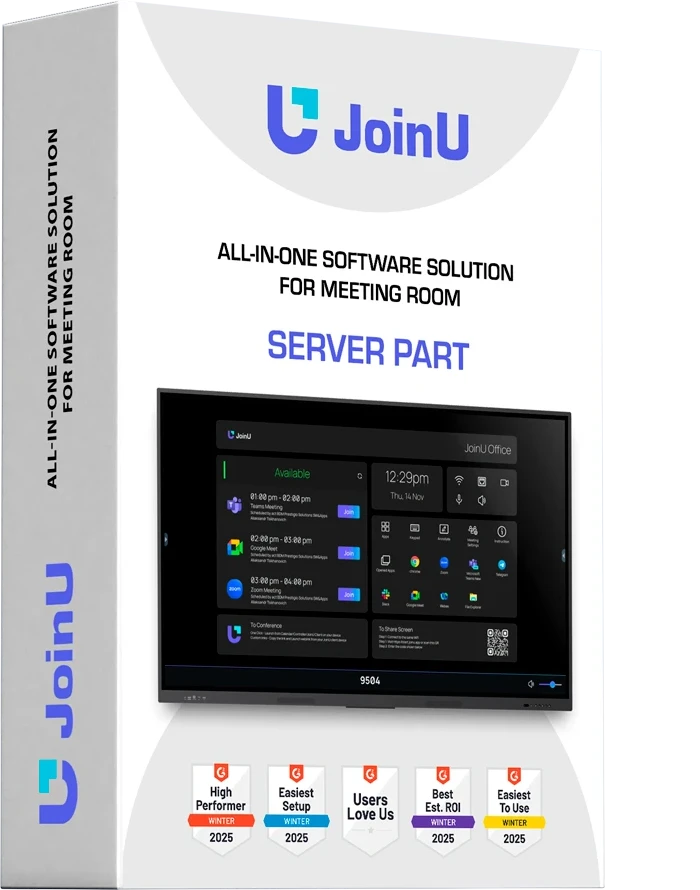 JoinU all in one Software for meeting room, server license, 1 year