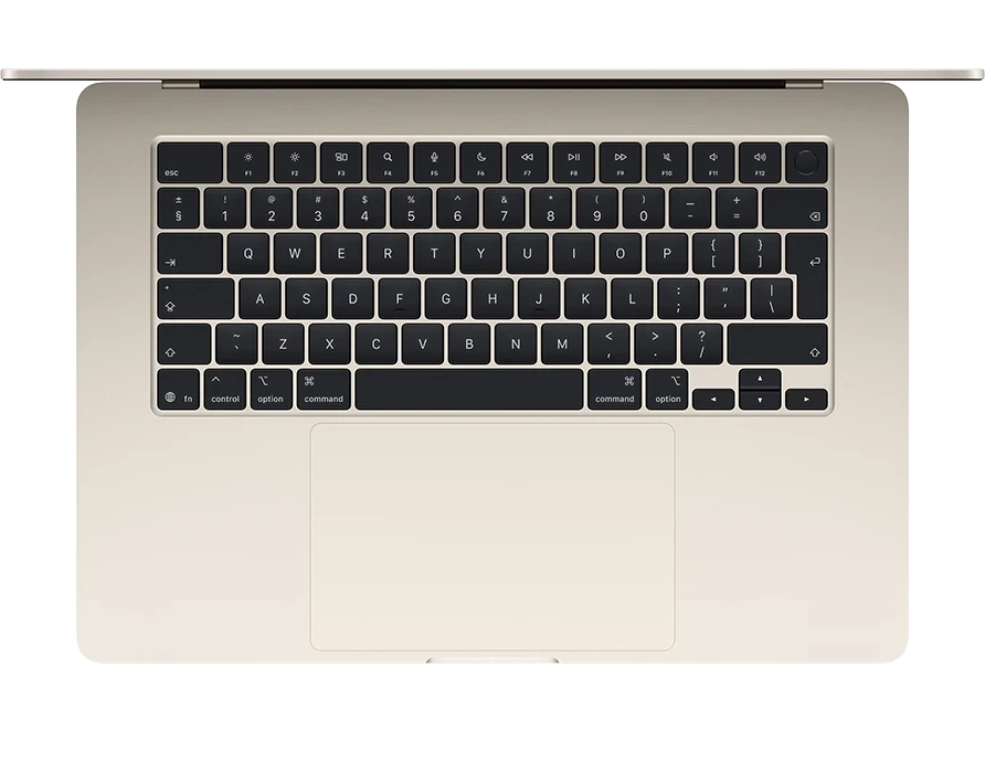 Ноутбук 15-inch MacBook Air: chip with 10-core CPU and 10-core GPU, Apple M5, 24 ГБ, 1024 ГБ, 15.3"