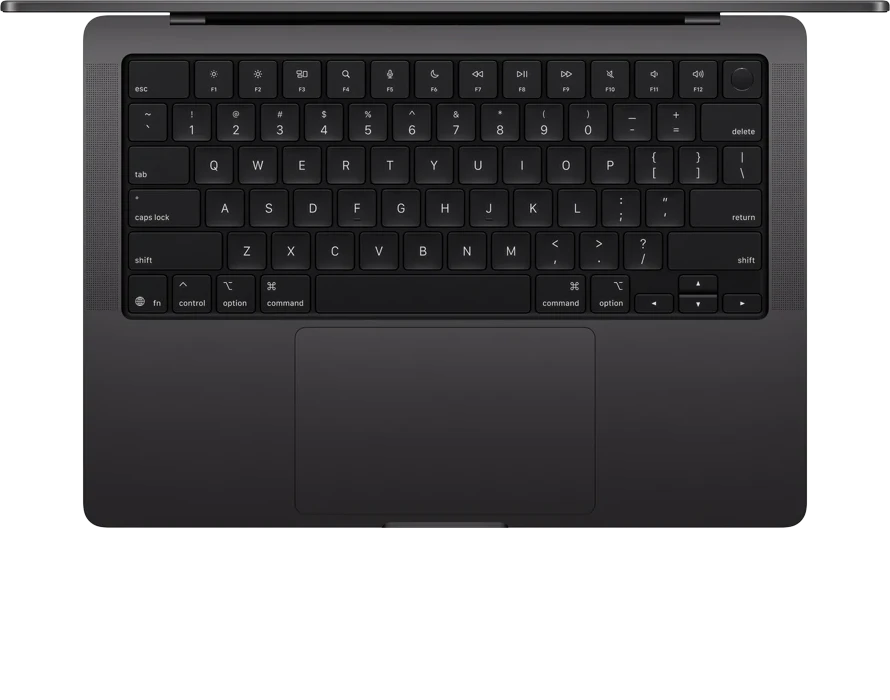 Ноутбук 14-inch MacBook Pro: chip with 10-core CPU and 10-core GPU, Apple M5, 24 ГБ, 1024 ГБ, 14.2" — 2