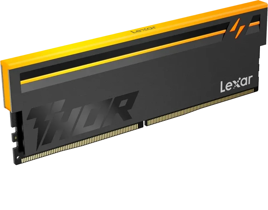 Оперативная память Lexar THOR 2.0 16GB DDR5 6000 CL36 1.3V Memory with heatsink and RGB lighting, Black Color, Single pack — 2