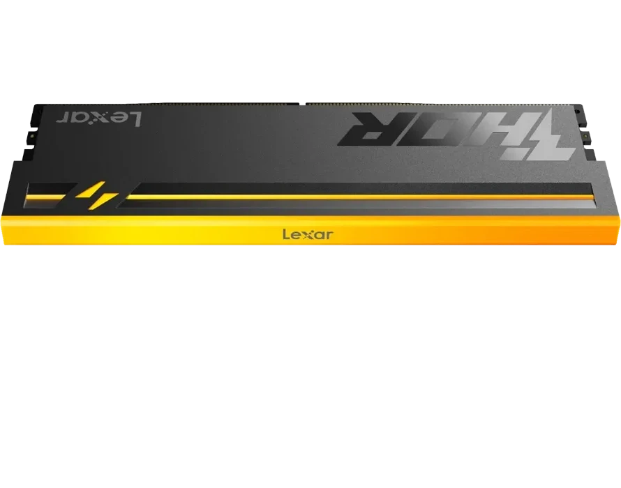 Оперативная память Lexar THOR 2.0 16GB DDR5 6000 CL36 1.3V Memory with heatsink and RGB lighting, Black Color, Single pack — 4