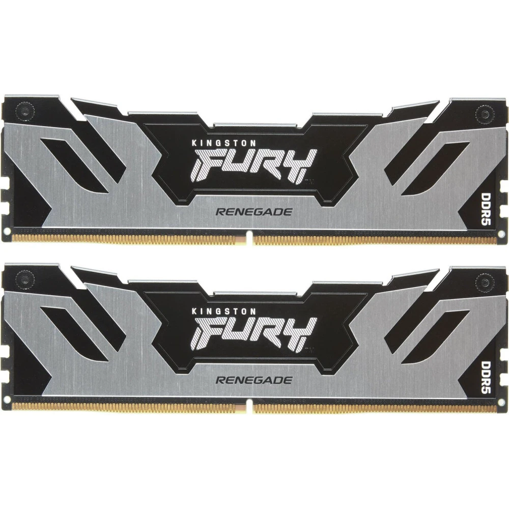 Оперативная память Kingston 96GB 6000MT/s DDR5 CL32 DIMM (Kit of 2) FURY Renegade Silver XMP