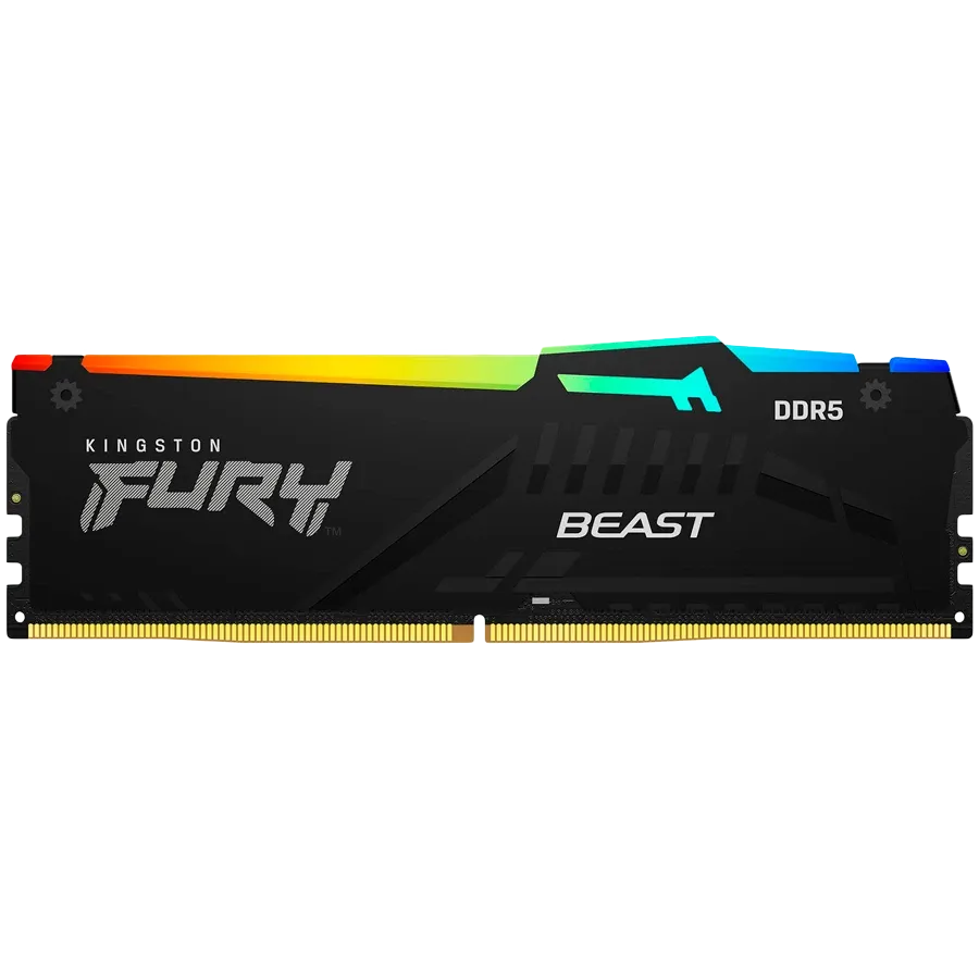 Оперативная память Kingston 64GB 5600MT/s DDR5 CL40 DIMM FURY Beast RGB — 2