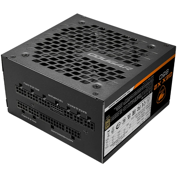 Блок питания COUGAR GEXX2 1000 PSU,80 plus Gold, 1000W, Fully Modular, PCI-E 5.0 support — 2