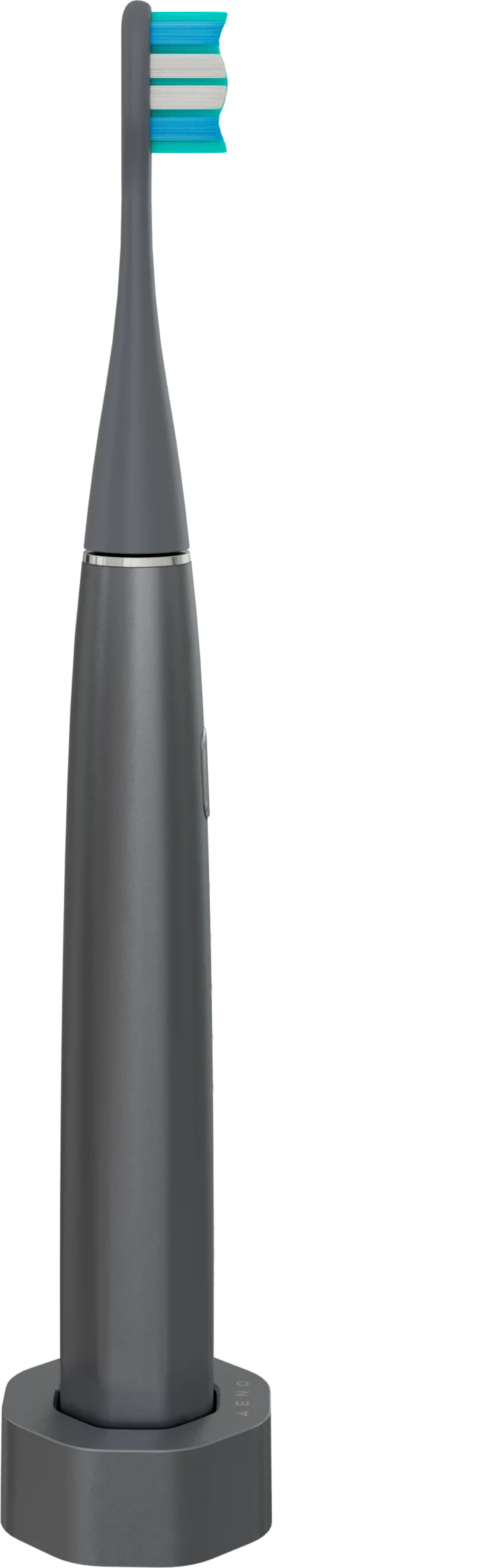 Wireless Tooth Brush, Grey, 3 Brush Heads, 1400mAh, Function: Soft, Clean, Massage, White, Sweep — 4
