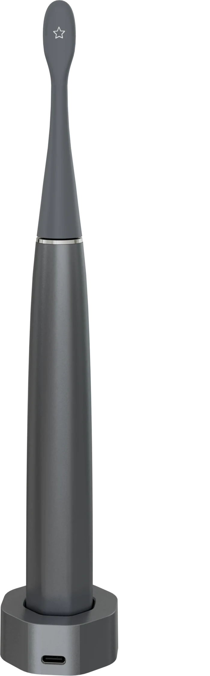 Wireless Tooth Brush, Grey, 3 Brush Heads, 1400mAh, Function: Soft, Clean, Massage, White, Sweep — 5