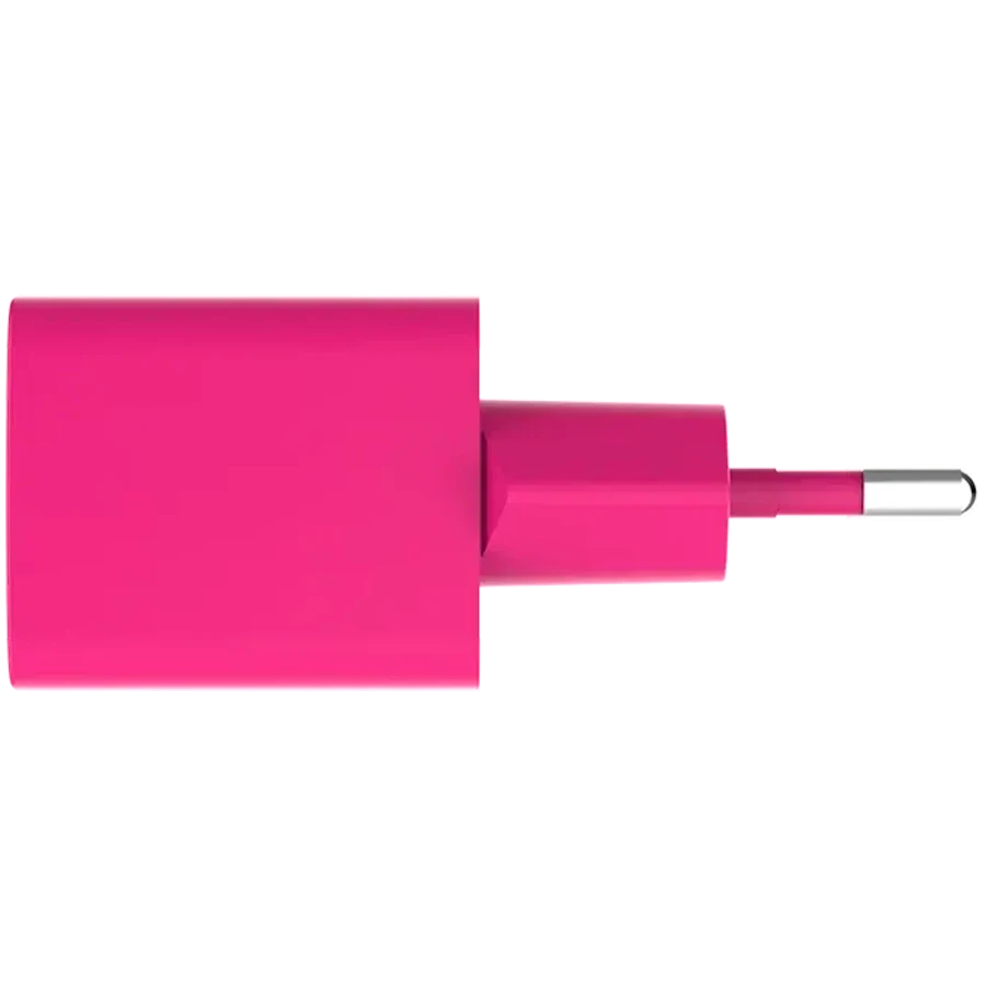 Зарядное устройство ttec SmartCharger GAN 45W PD Travel Fast Charger + USB-C - USB-C 3A Cable Neon Pink — 4
