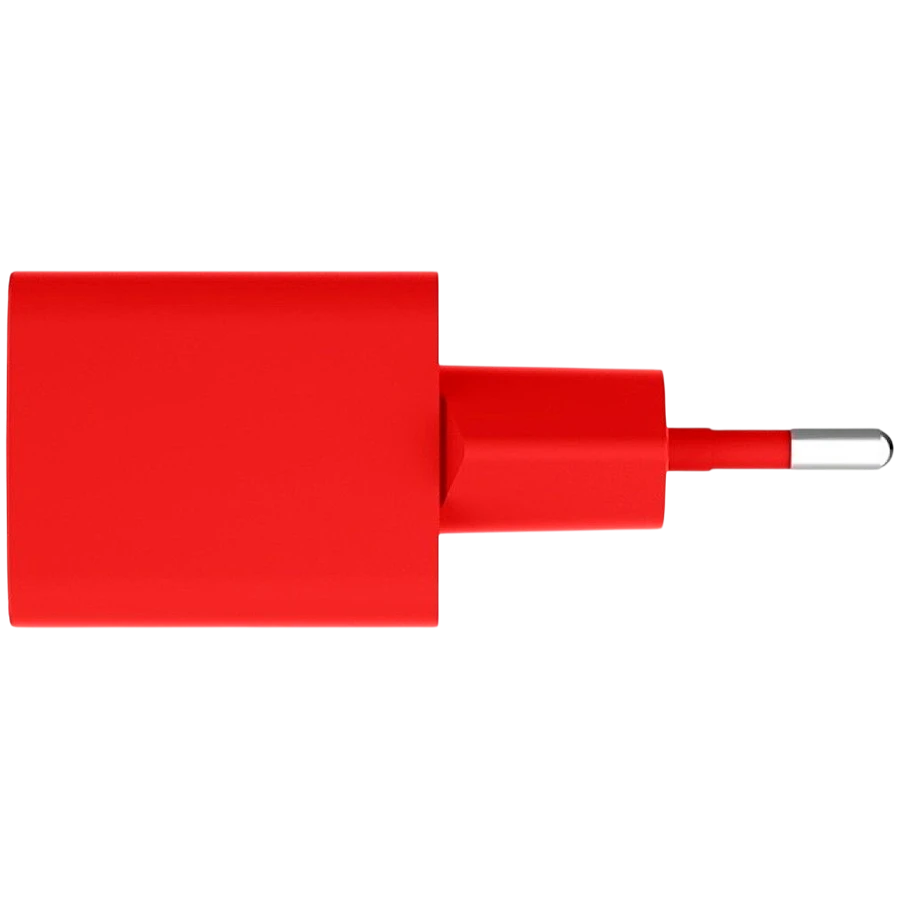 Зарядное устройство ttec SmartCharger GAN 45W PD Travel Fast Charger + USB-C - USB-C 3A Cable Neon Red — 4