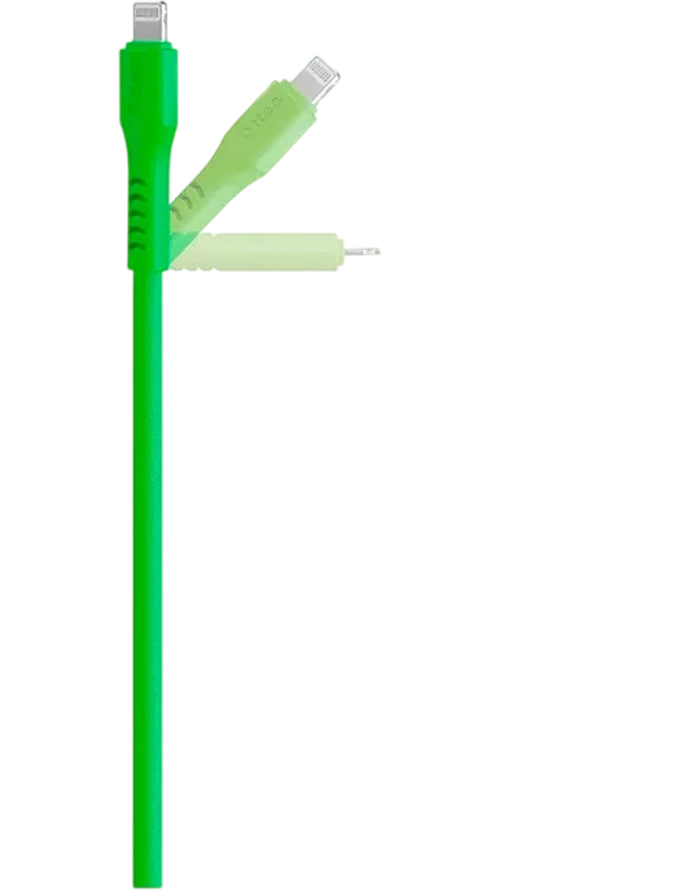 Кабель ttec USB-C - Lightning Charge/Data Cable, 120cm Neon Green — 3