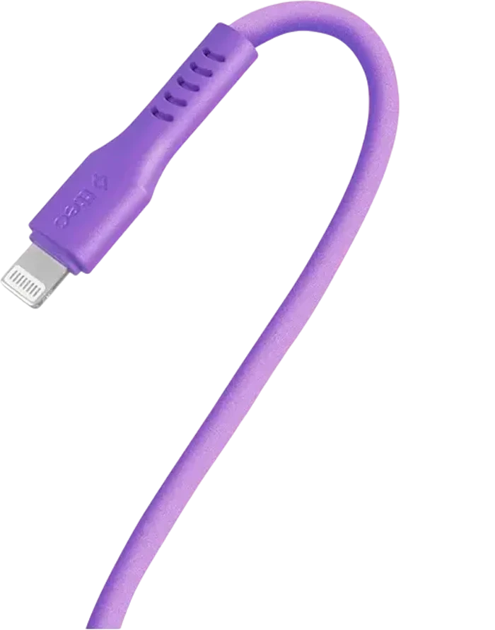 Кабель ttec USB-C - Lightning Charge/Data Cable, 120cm Neon Purple — 4