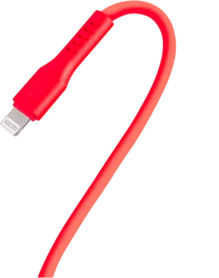 Кабель ttec USB-C - Lightning Charge/Data Cable, 120cm Neon Red — 4