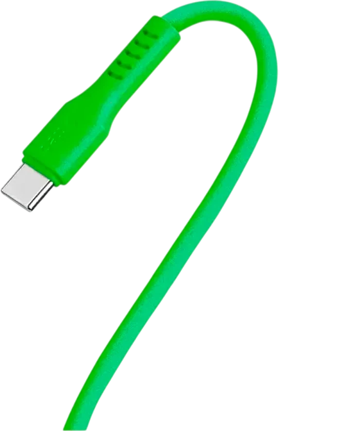 Кабель ttec USB-C - USB-C 60W PD/QC Fast Charging/Data Cable, 120cm, Neon Green — 4