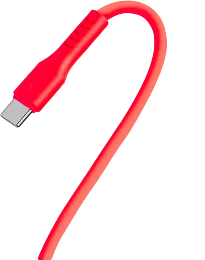 Кабель ttec USB-C - USB-C 60W PD/QC Fast Charging/Data Cable, 120cm, Neon Red — 4