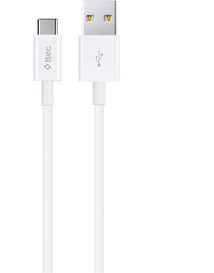 Кабель ttec Type C Charge / Data Cable , 2.0 , White