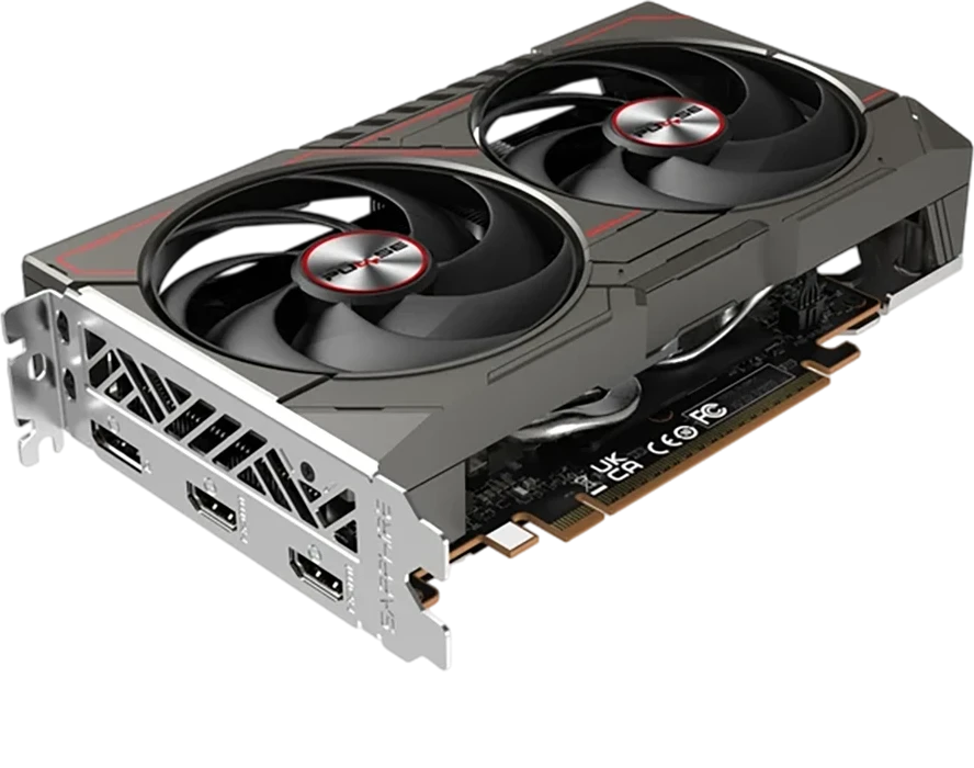 Видеокарта SAPPHIRE PULSE AMD RADEON RX 9060 XT GAMING 8GB DUAL HDMI / DP — 2