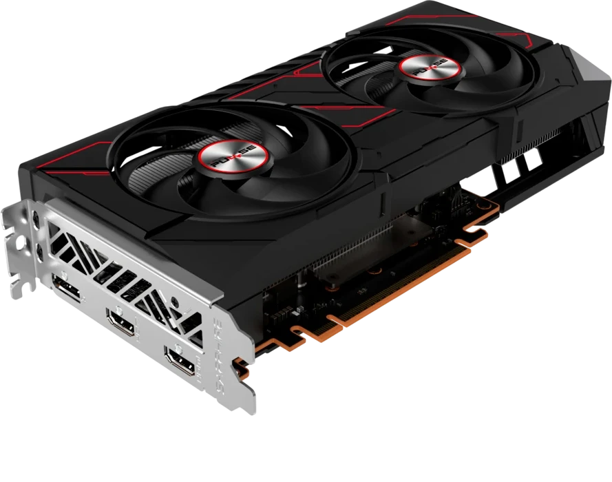 Видеокарта SAPPHIRE PULSE AMD Radeon RX 9060 XT OC 8GB GDDR6 8-bit DP 2x HDMI — 3
