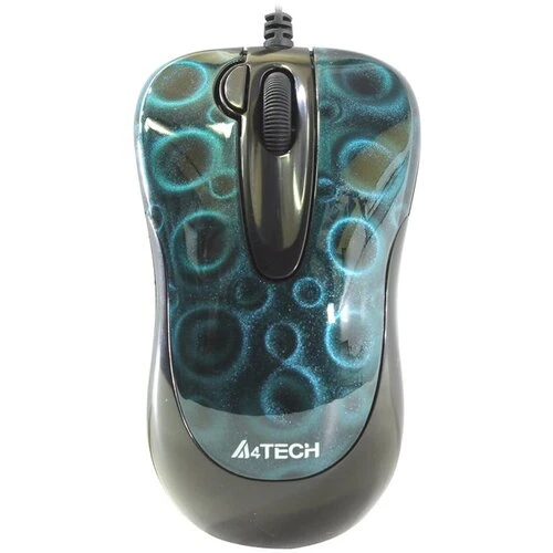Мышь A4tech D-60F-3 Green Dot USB Wired DustFree HD Optical Mouse <для ноутбука>