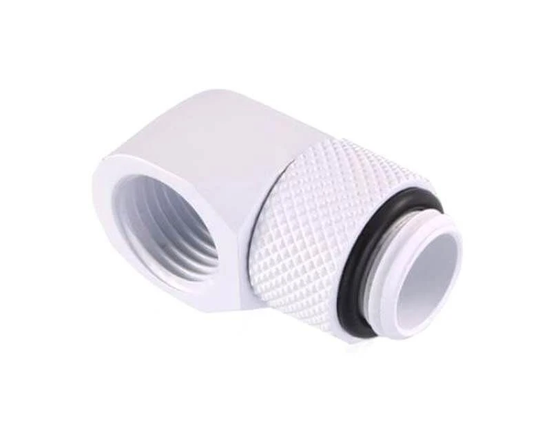 Фитинг угловой Bykski B-RD90-X White <90гр. Папа-мама>