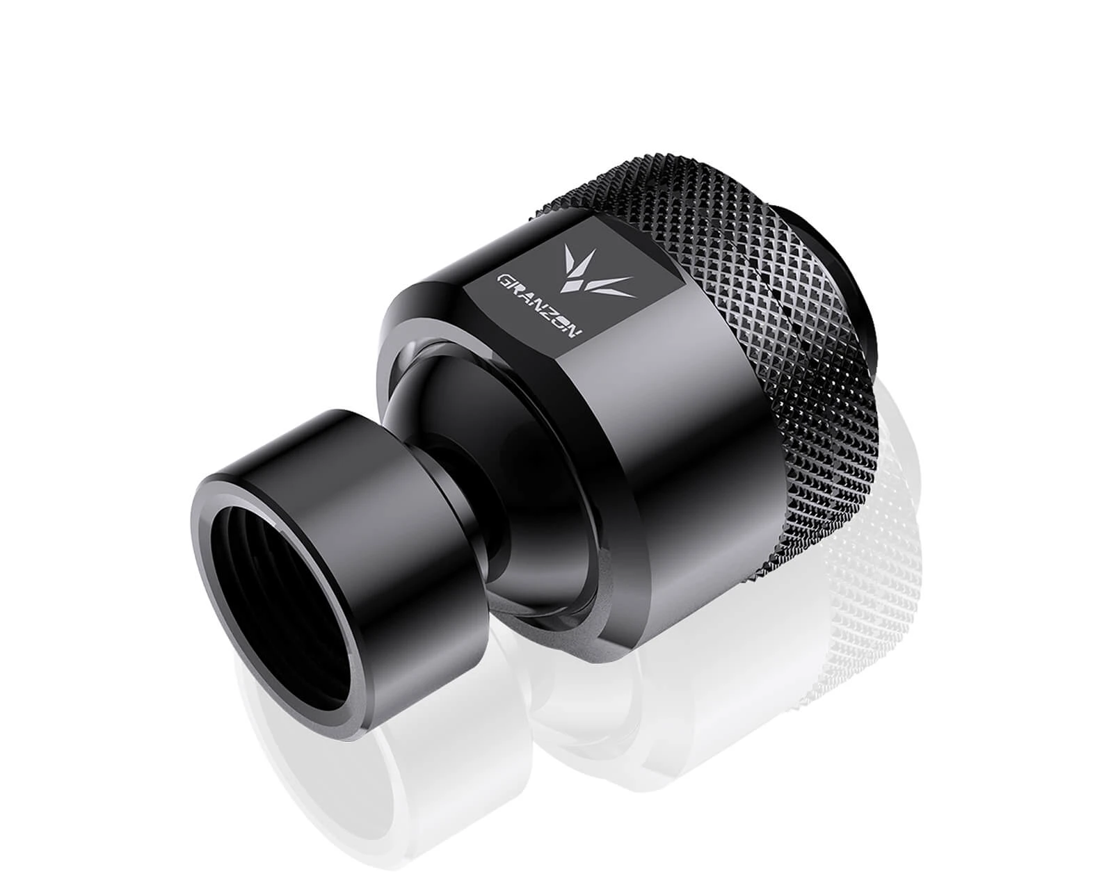 Система жидкостного охлаждения Granzon G 1/4in. Male to Female Multi Directional Free Rotary Elbow Fitting (GD-X) Black