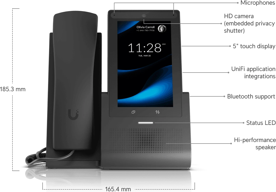 Настольный IP-телефон Ubiquiti UniFi Talk Phone G3 Touch Pro