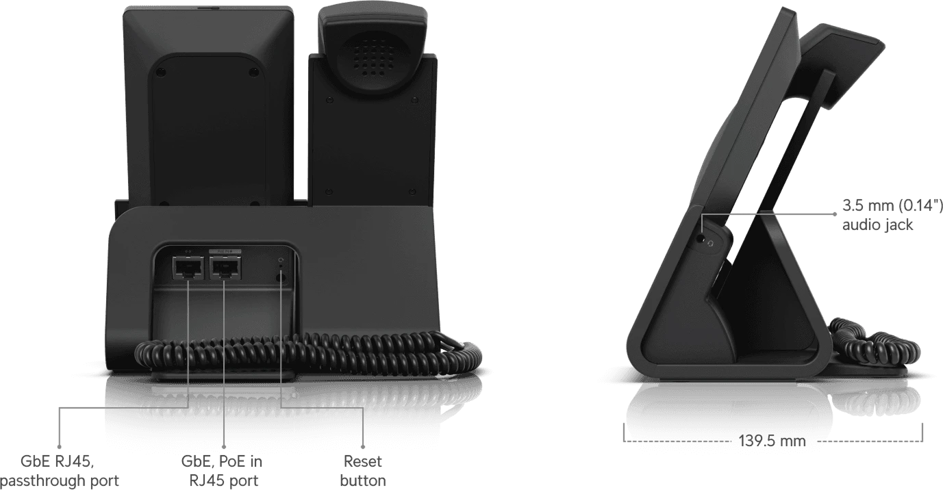 Настольный IP-телефон Ubiquiti UniFi Talk Phone G3 Touch Pro — 2