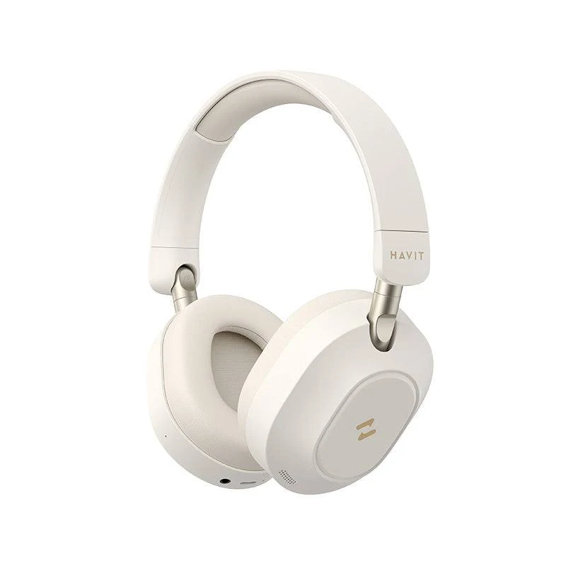 Наушники беспроводные Havit H668BT, Bluetooth 5.4, ANC, 80 ч, Beige
