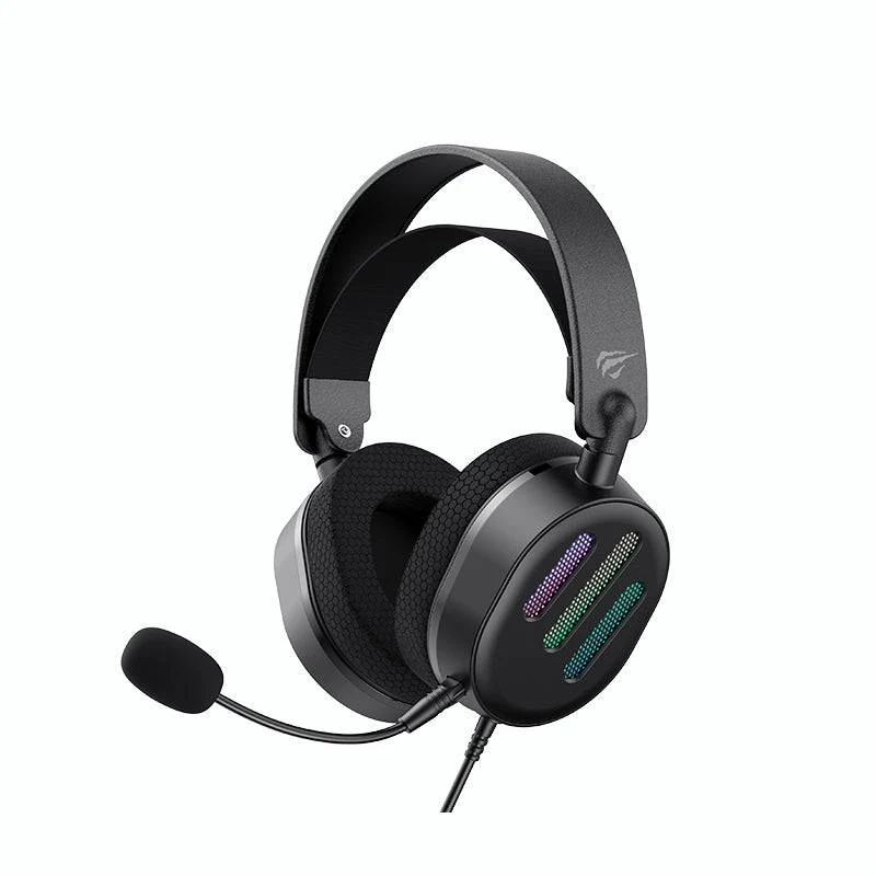 Игровая гарнитура Havit H2038U, White+Black, USB, виртуальный 7.1, RGB