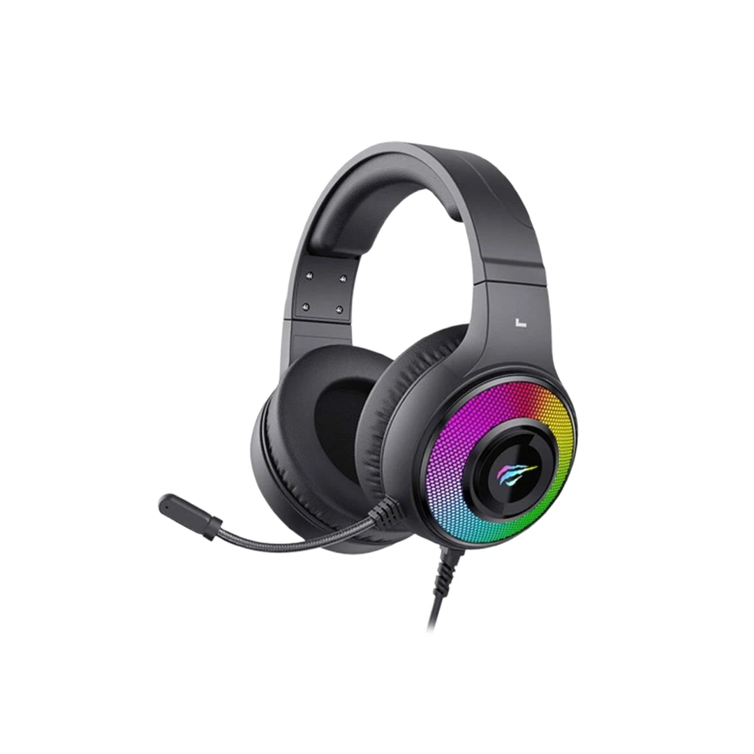 Игровая гарнитура Havit H2042d, Black, 3.5 мм+USB, RGB
