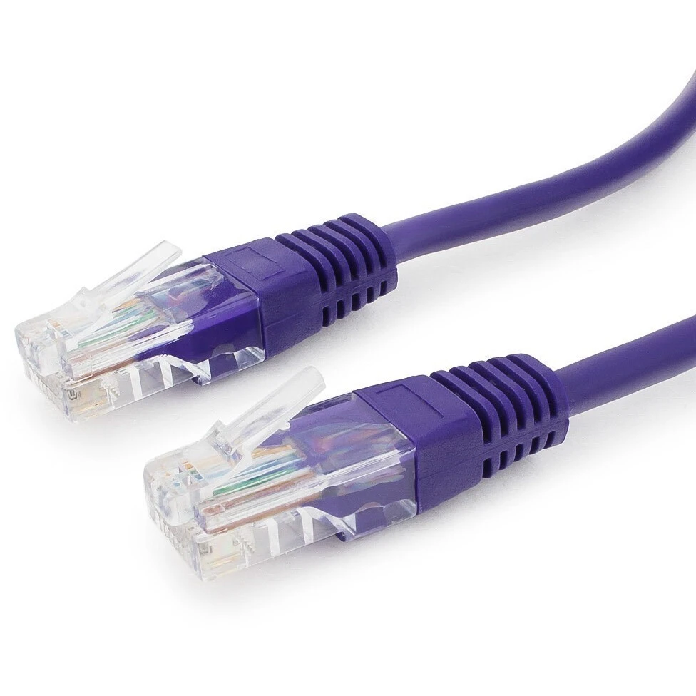 Patch cord RJ-45 5е cat Cablexpert PP12-1.5M/V, UTP, 1.5m, Violet
