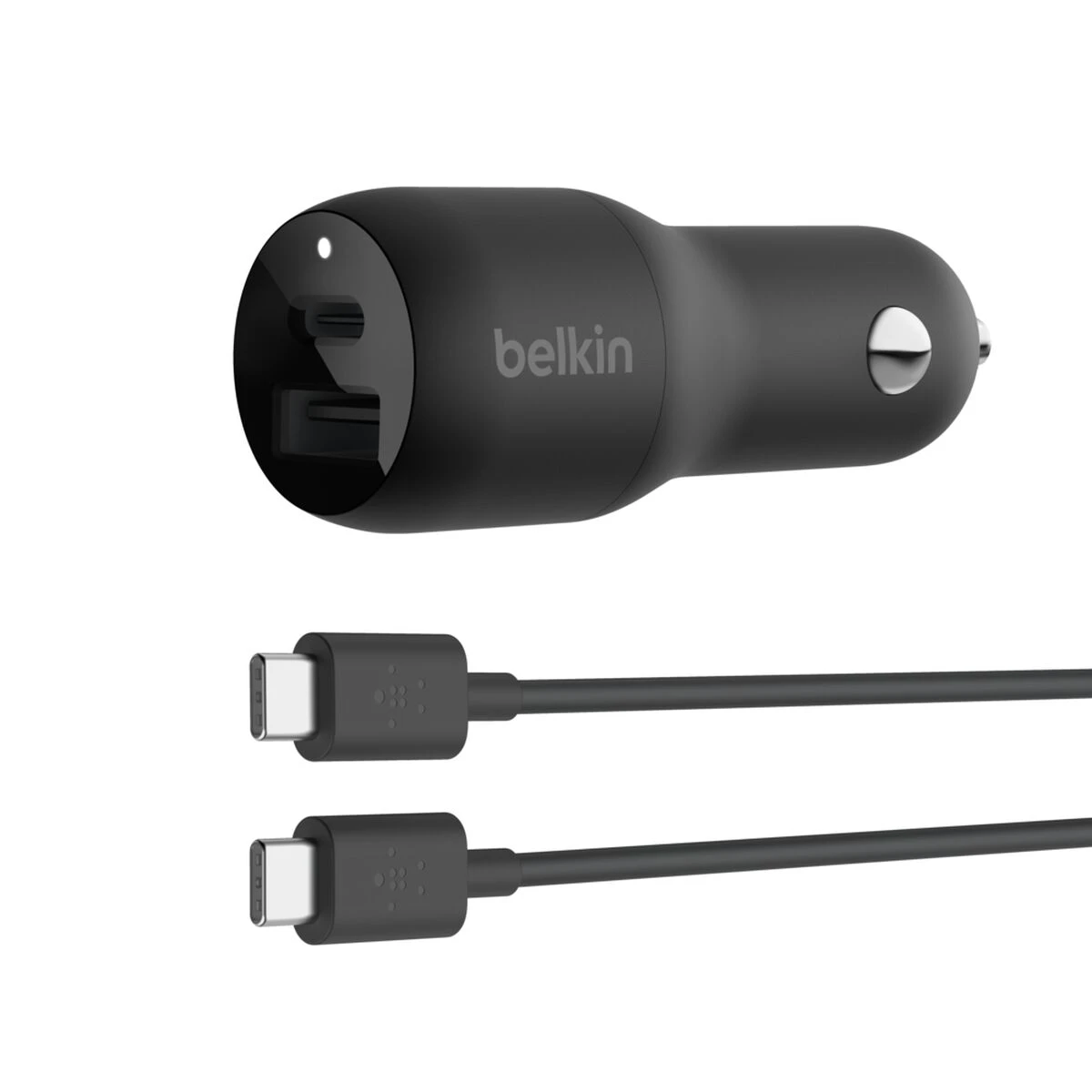 Автомобильное зарядное устройство Belkin Dual PPS 37W чёрное
