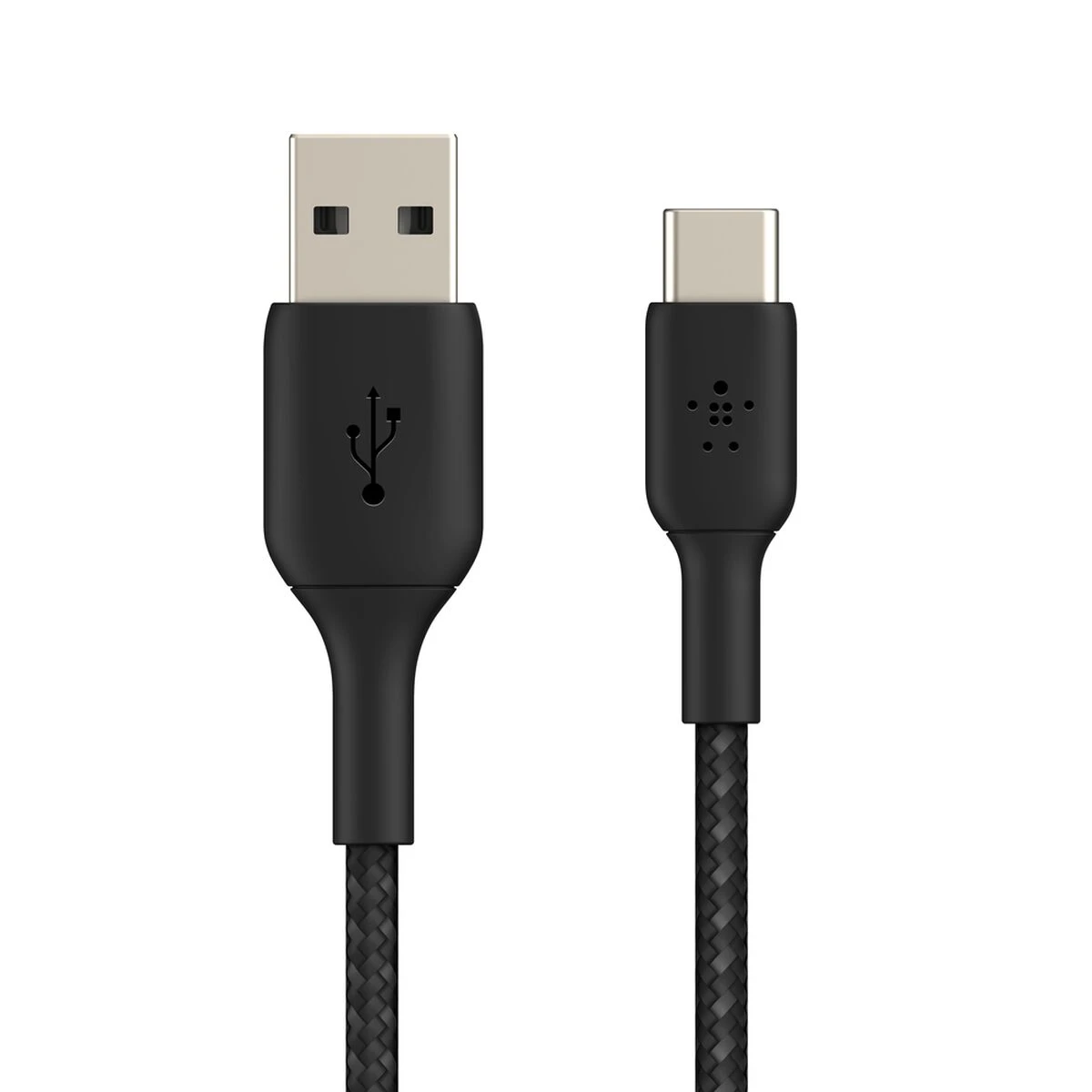 Кабель Belkin USB-A – USB-C плетёный, 1 м, чёрный — 2