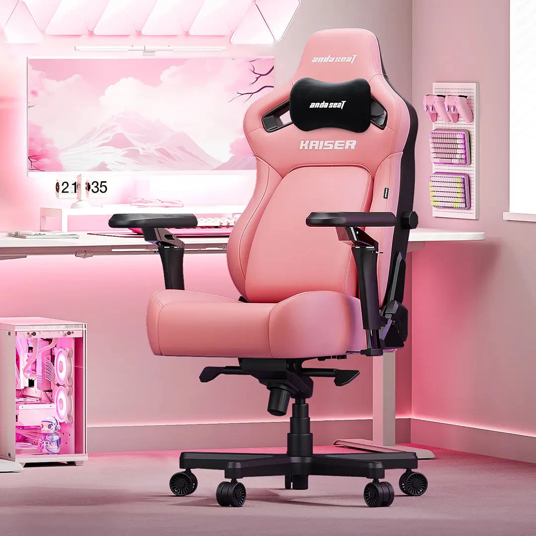 Игровое кресло AndaSeat Kaiser 4 XL, розовое — 2