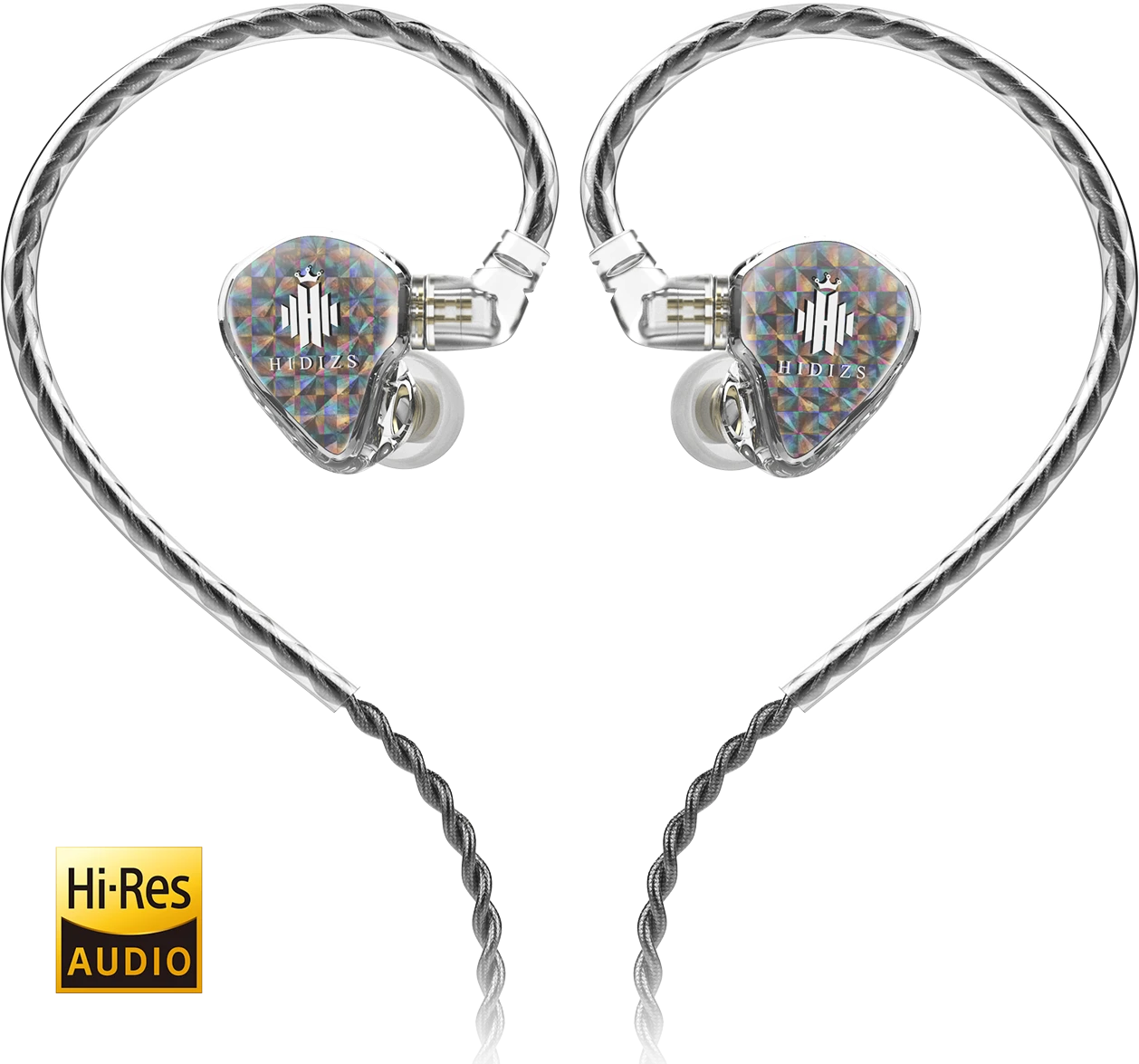 Гарнитура Hidizs MS1 Galaxy, 20Hz-40kHz, 32 Om, 108dB, 1.2m, Transparent