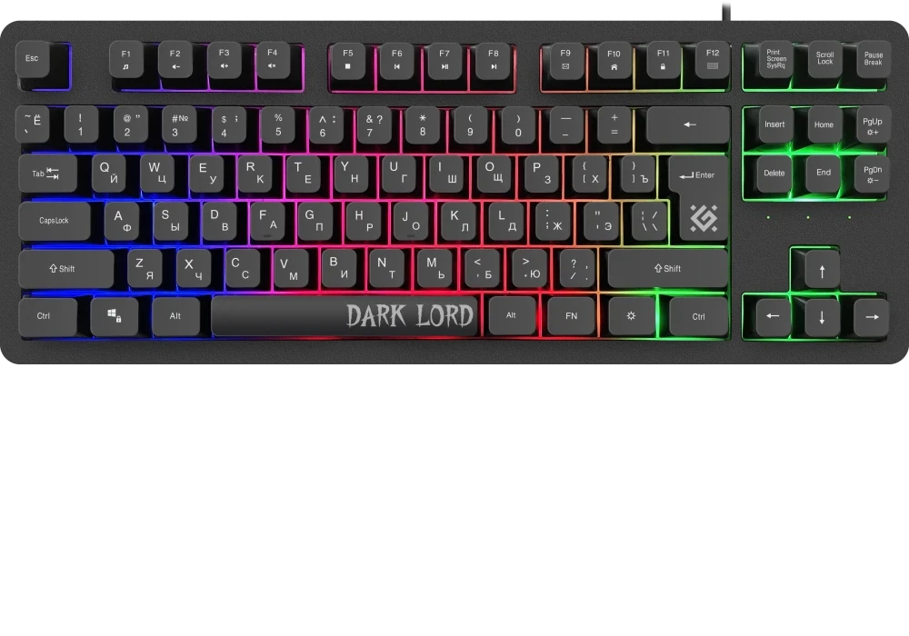 Клавиатура Defender Dark Lord GK-580, Black, Gaming, Multimedia, USB — 2