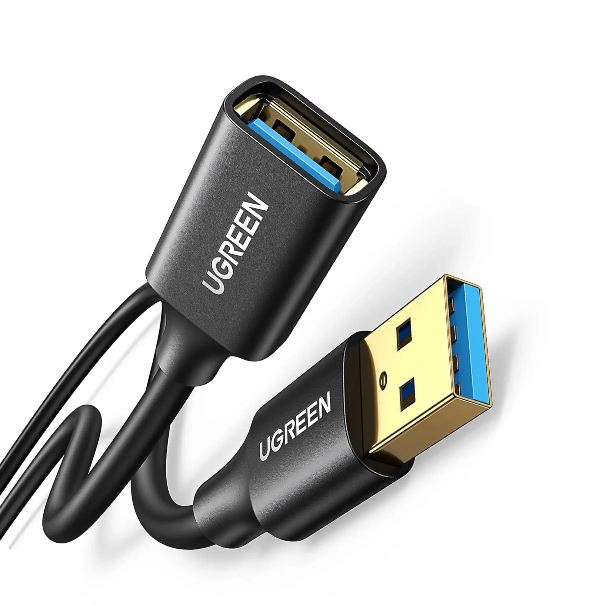 Кабель USB 3.0 Type A-A удлинительный Ugreen 30127, 3m, OEM