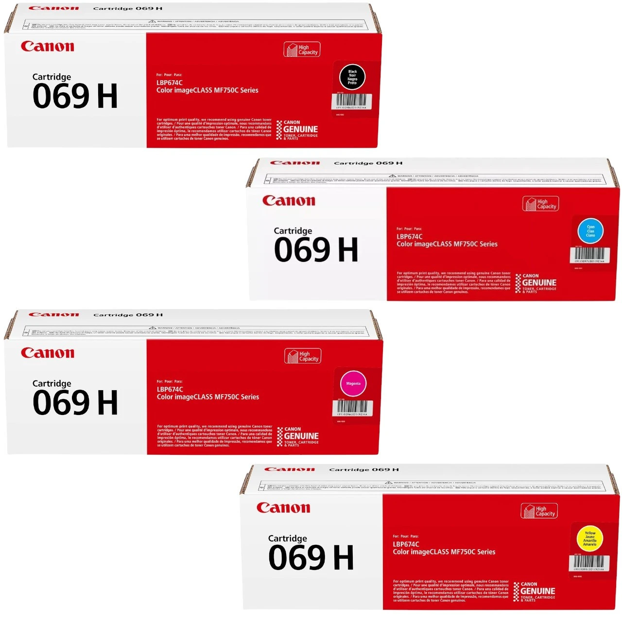 Картридж Canon CARTRIDGE 069H Yellow