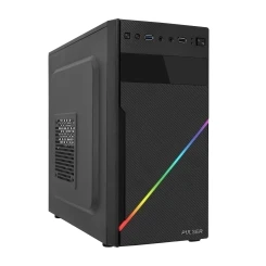 Настольный ПК Core i5-12400F-2.5GHz/H610/RAM 16GB/SSD 512GB/RX550-4GB/no DVD/400W