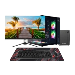 Core i5-14400F-2.5GHz/B760/RAM 32GB/SSD 1TB (M.2)/RTX5060-8GB/no DVD/600W/Монитор 27" Sanc 240Hz