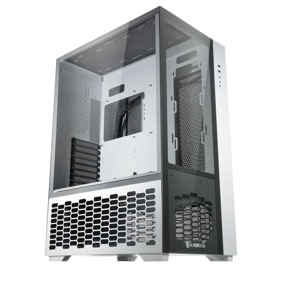 Корпус Raijintek Paean Premium, Mid Tower, ATX/Micro-ATX/Mini-ITX, White, 2x2.5"/3.5", USB3.0x2/USB-C