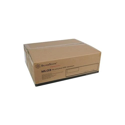 Корпус SilverStone Milo ML03B, Slim/HTPC, Micro-ATX/Mini-DTX/Mini-ITX, Black, 2x3.5"/1x2.5", USB3.0x2