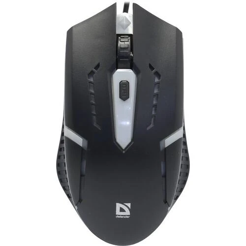 Мышь Defender Hit MB-601, Black, Wired, Optical, 800-1200 dpi, USB