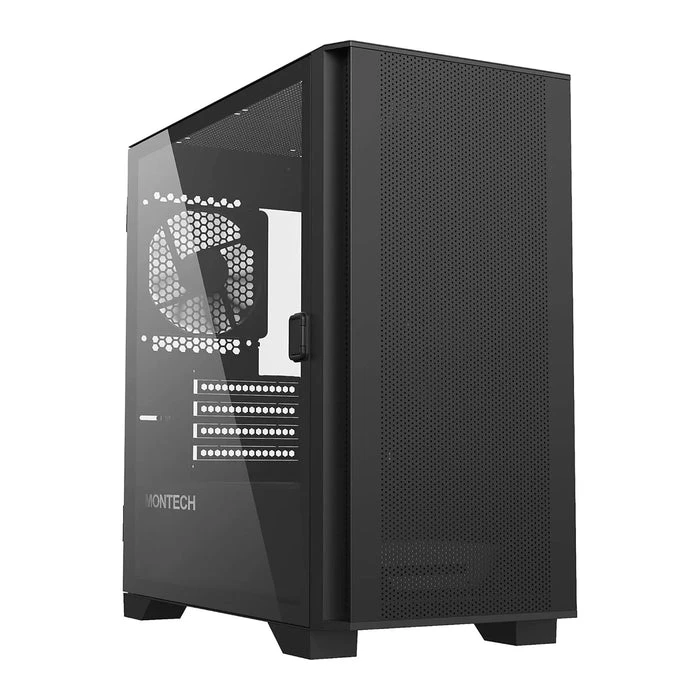 Корпус Montech AIR 100 LITE, Micro-ATX Tower, Micro-ATX/Mini-ITX, Black, 2x3.5"/4x2.5"