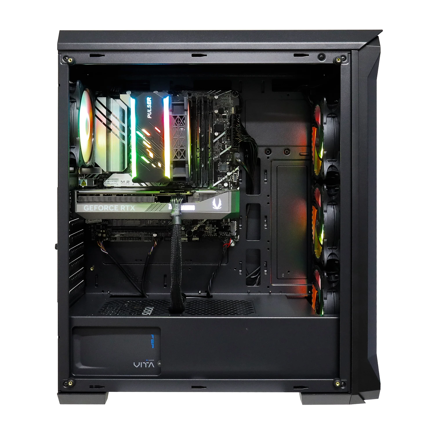 Core i7-14700F-2.1GHz/B760/RAM 32GB/SSD 1TB (M.2)/RTX5070-12GB/no DVD/850W/Монитор 27" Sanc 280Hz
