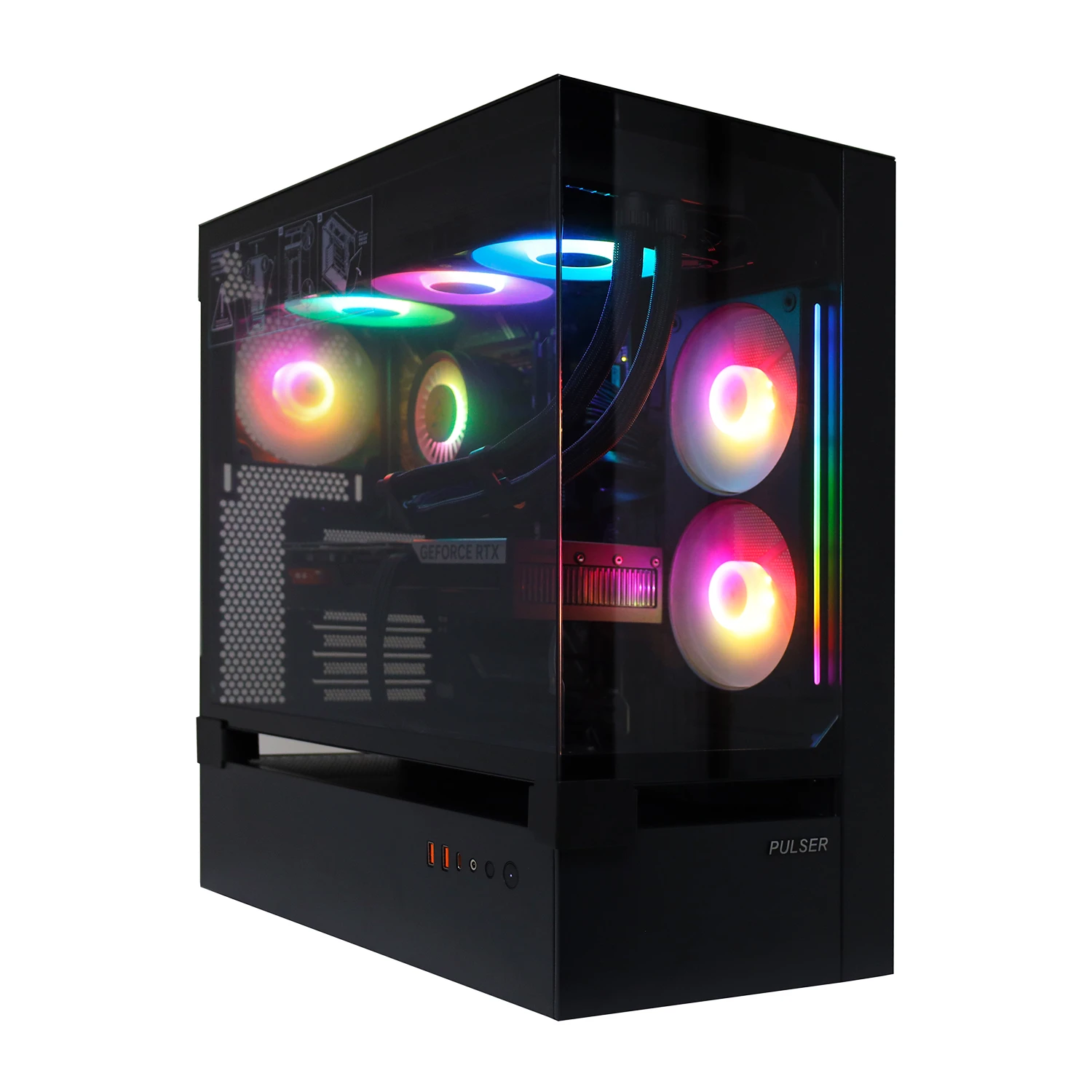 Настольный ПК Core i7-14700KF-3.4GHz/Z790/RAM 32GB/SSD 1TB (M.2)/RTX5070-12GB/no DVD/Case ATX850W/ — 2