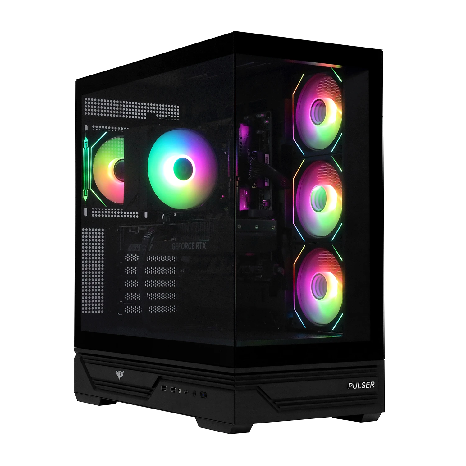 Настольный ПК Ryzen 5 7500X3D-4.0GHz/B650/RAM 32GB/SSD 1TB (M.2)/RTX5070-12GB/no DVD/750W/ — 3